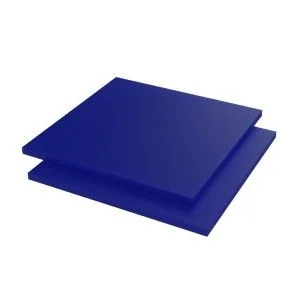 pom plaat blauw