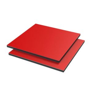 dibond plaat rood 