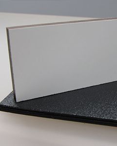 HPL hardkern platen mat glad 2-zijdig wit 