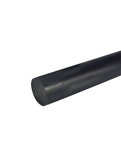 PA6 Nylon gegoten staf zwart Ø65 mm lengte 1000 mm