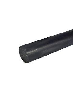 PE Polyetheen staf zwart 