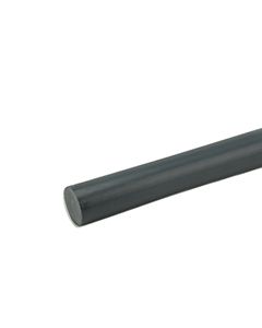 PVC rondstaf donkergrijs RAL 7011
