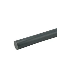 PVC rondstaf donkergrijs RAL 7011