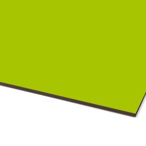 trespa plaat lime green
