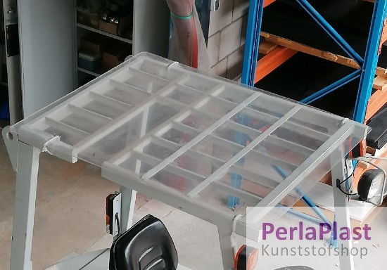 heftruck dak polycarbonaat