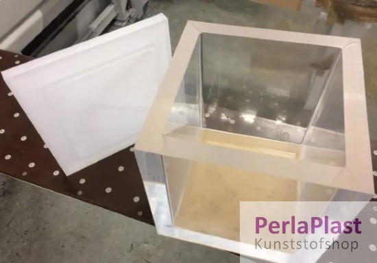 Plexiglas bak als vacuümtank