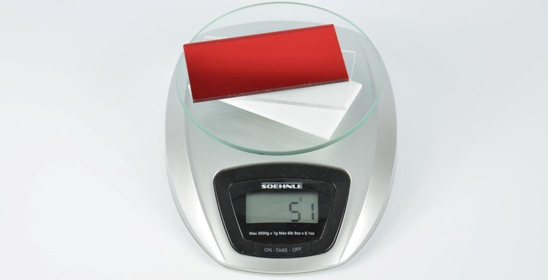 [AUTO] Wat is het gewicht van Plexiglas?