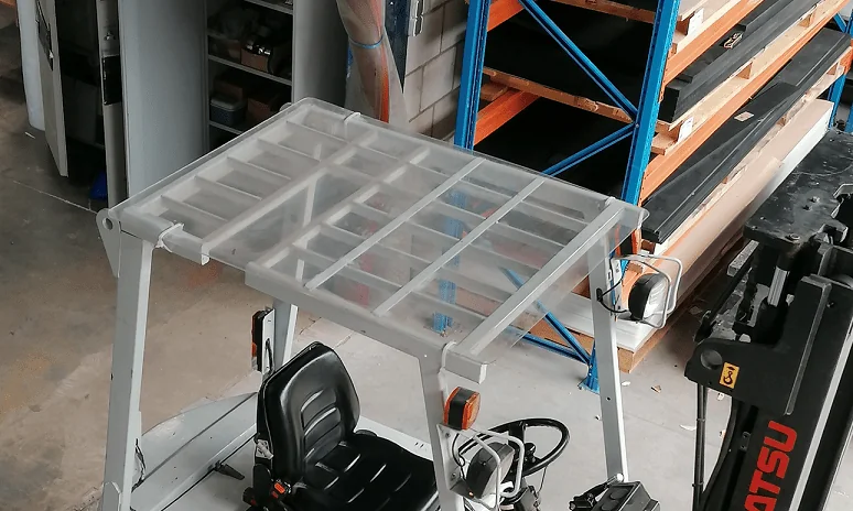 [AUTO] Maak het dak van je heftruck dicht