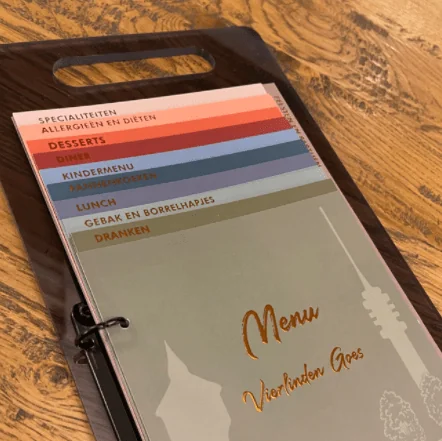 [AUTO] Kunststof menukaarthouder